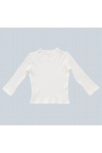 MODA59 Long Sleeve Children's T-Shirt Ribbed Cotton Children's T-Shirt