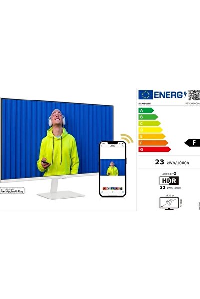 Samsung M5 27" Wi-fi Bağlantı 60hz 4ms 1920 X 1080 Fhd Smart Slim Monitör Tv