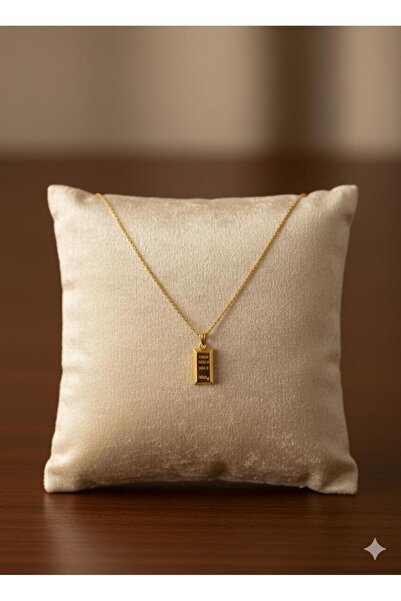 ACCESORİOS Külçe Altın Kaplamalı Kolye