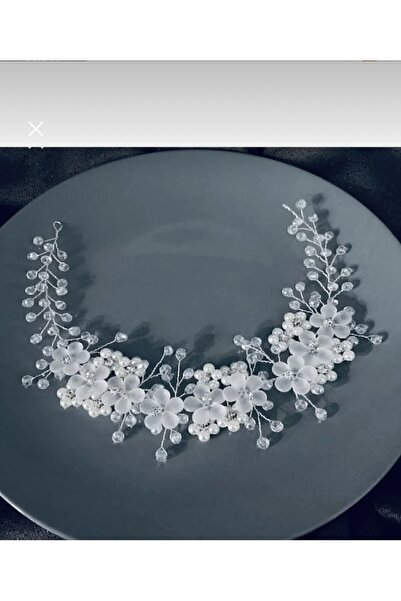 ASİMEL TASARIM Bridal Tiara Hair Accessory Wedding Henna Wedding Promise Engagement Graduation