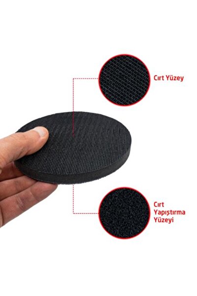 Rox Wood 0182 Cırt Disk Zımpara Taban İçin Sünger Ara Ped 115 mm