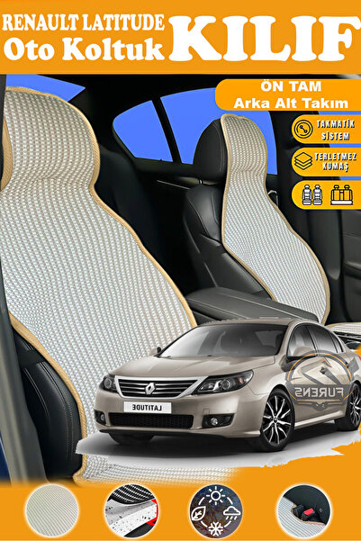 STS Oto Aksesuar غطاء مقعد سيارة رينو لاتيتود متوافق مع سلسلة بريستيج البيج م...