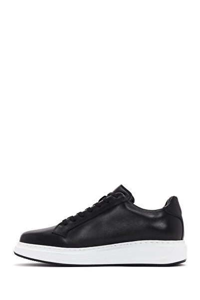 Derimod Men's Black Lace-Up Leather Sneaker 25Sfd 610118