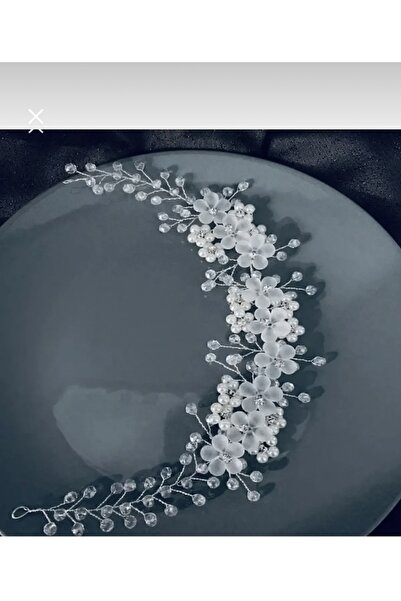 ASİMEL TASARIM Bridal Tiara Hair Accessory Wedding Henna Wedding Promise Engagement Graduation