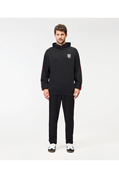 Kartal Yuvası BEŞİKTAŞ ERKEK KAPÜŞONLU FERMUARLI SWEATSHIRT 7526231T3