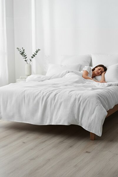 Cottonest Мусліновий комплект постільної білизни Двоспальне постільне білизна...