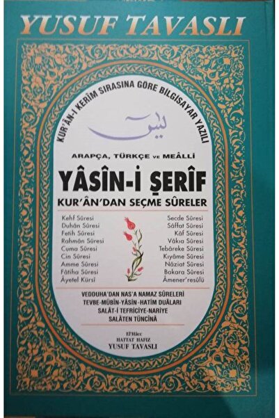 Tavaslı Yayınları Yasin-i Şerif ve Seçme Sureler (Kod:CB04); (Arapça Türkçe O...