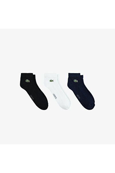 Lacoste Unisex 3'lü Renkli Çorap