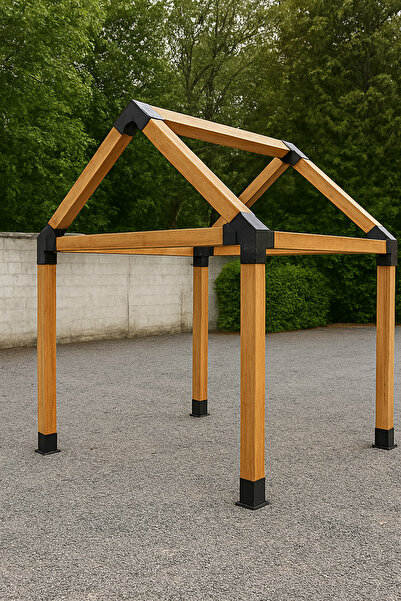 Orb Enerji Çardak Birleştirme Aparatları Paket Şeklinde 10x10cm Ebatlarında