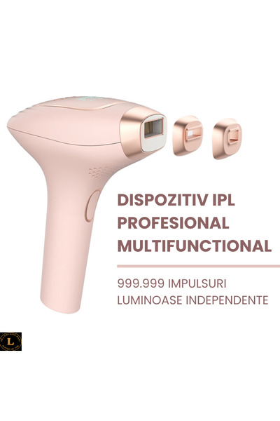 CR LUMI AND GABI Aparat IPL profesional pentru epilare, reducerea acneei, stimularea colagenului, 999.999 impulsuri