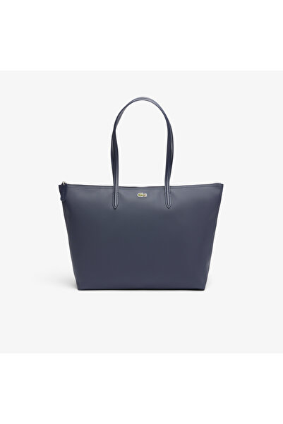 Lacoste Large L.12.12 Kadın Lacivert Omuz Çantası