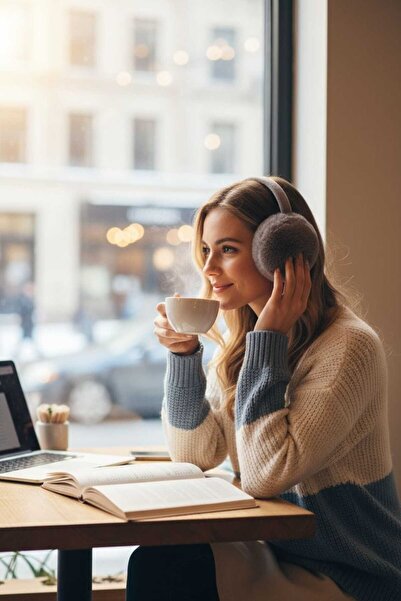 Aware Time Плюшеві зимові навушники