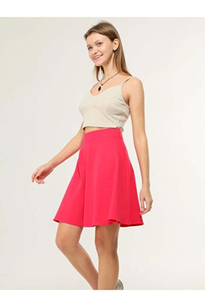 onx10 Fusta mini evazată - Fuchsia