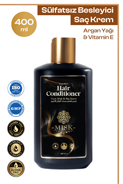 misk Nourishing Easy Comb Conditioner - Normal/Dry Hair 400 ml |   Black Musk...