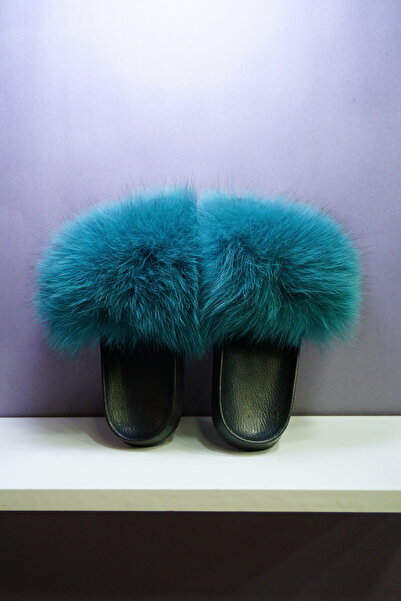Mocikon Natural Feather Women's Slippers