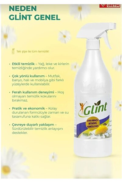 GLİNT 2×1L m&ro çok amaçlı bitkisel içerikli temizleyici