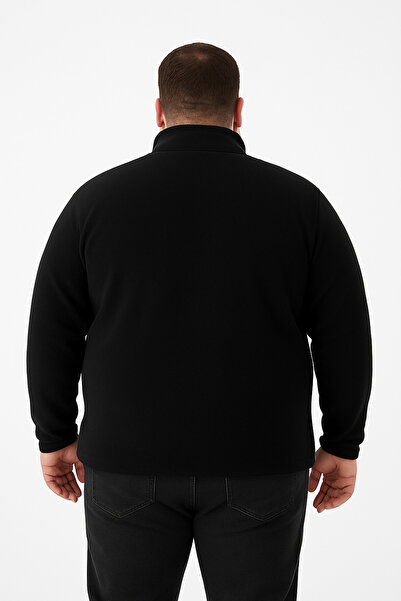 Lukitus Ανδρικό παλτό από φλις μεγάλου μεγέθους χωρίς Pilling Anti Pilling