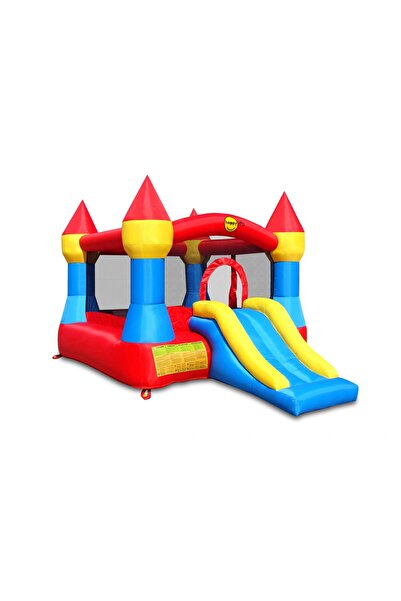 Happy Hop Inflatable Castle mattress with jumping area and slide