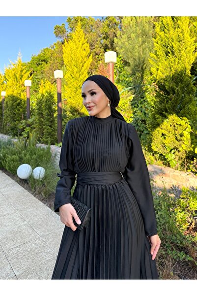 Melike Tatar Piliseli Elbise 32-2039-2