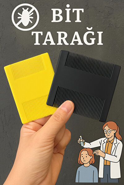 Vi Caro 1 Adet Insan Bit Tarağı En Ince Aralıklı Bit Tarak Sağlam Plastik Pire Bit Tarağı Karışık Renklerde