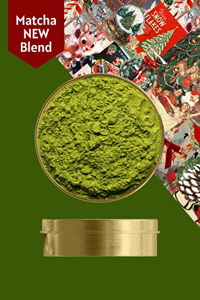 Mim and More Christmas Kiss 2025 Matcha – Macadamia Aromalı Matcha, 25 gr