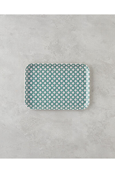 English Home Verdant Melamin Kaydırmaz Tepsi 20x28,5 cm Yeşil