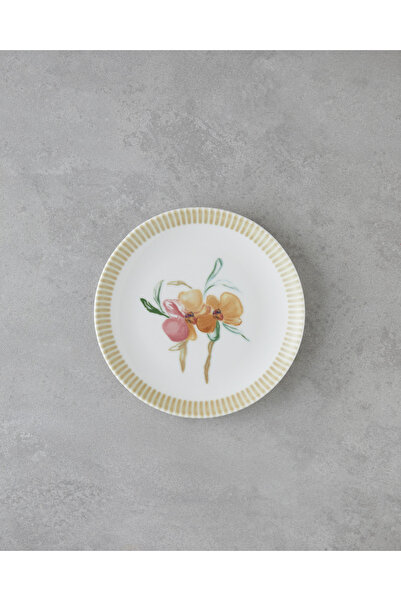 English Home Amore Porselen 6'lı Pasta Tabağı 19 cm Pembe - Yeşil