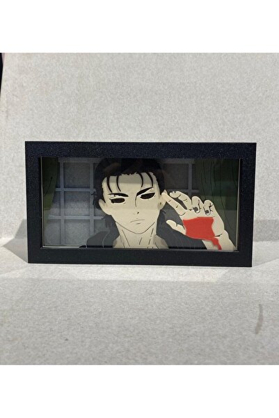 BASTTR Attack On Titan Eren Yeager Anime 3 Modlu Işıklı Kutu Lightbox