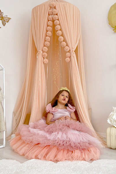 PAMUKA Tül Cibinlik Deluxe Salmon