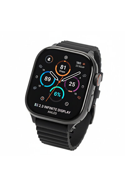 Generic Ultra 3 Smart Watch & Earbuds Bundle | BIG 2.3" Display, Wireless Charging, 7 Straps