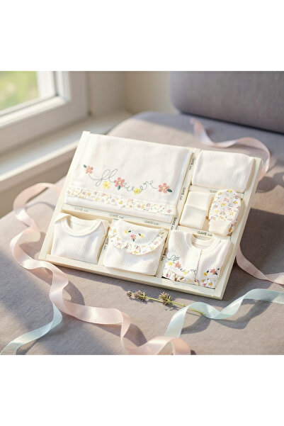 MİLAYS LİFE HOME COLLECTİON KIZ BEBEK GAYE 0-3 AY ORGANİK ÇİÇEK NAKIŞLI 10 LU...