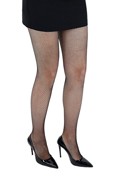 Sofya Passion Μαύρο διχτυωτό καλσόν, κλασικό διχτυωτό, ανθεκτικό ελαστικό μαύ...