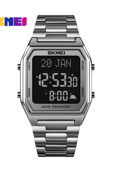 Skmei 1763 Ezanlı Kıblegahlı Erkek Kol Saati