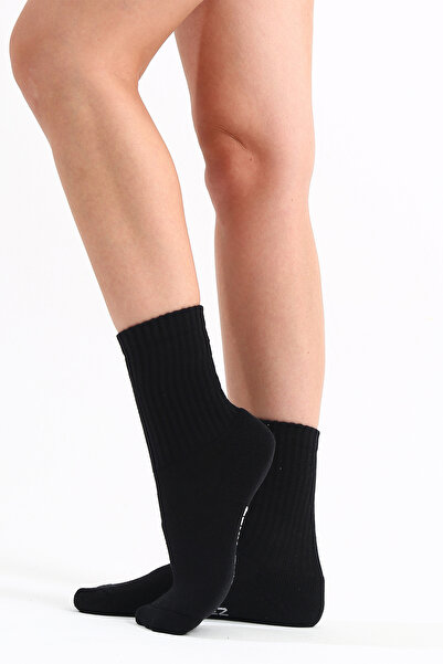 The huez جوارب تنس قطنية مكونة من قطعتين مع دعم نعل منشفة، جوارب ناعمة مضادة ...