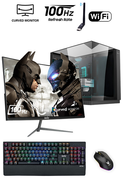 IZOLY Warband X I5-10400f 32gb 512gb M.2 Nvme Rtx2060s 8gb 24" Oyuncu Masaüst...