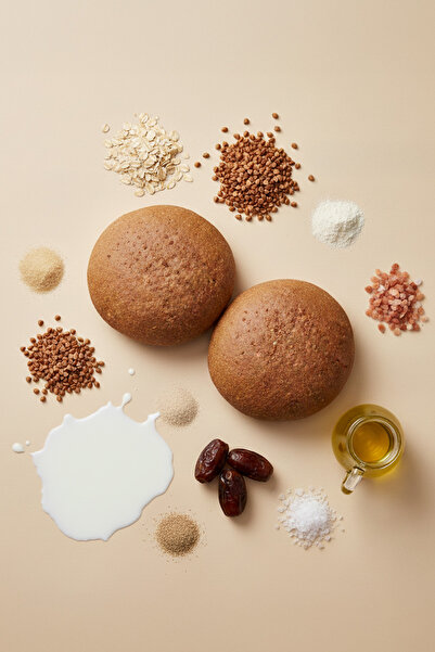 GLUTENSİZİZ by beys Glutensiz Yulaflı Karabuğday Hamburger Ekmeği (2 ADET) 300 gr