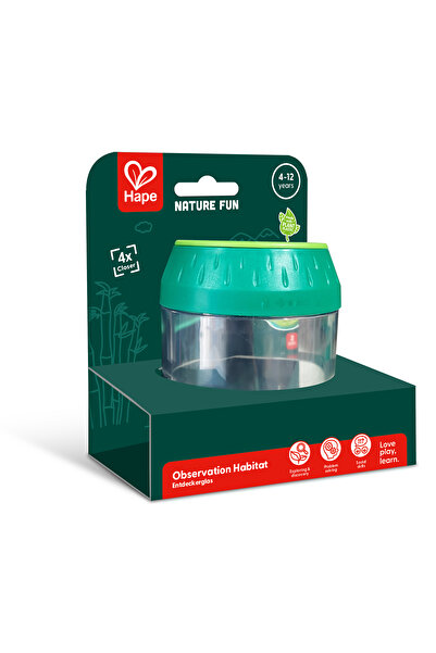 Hape Explorers Bug Jar | Plant Plastic Outdoor Magnifying Insect Catching Tool For Kids, 4 Years +