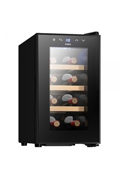 Samus Wine cooler SRV25LM8, 21 l, 8 bottle capacity, 3 wooden shelves, Energy class E