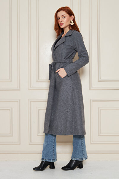 comstar Women's Stamp Unlined Belted Coat