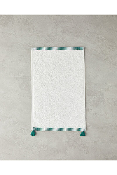 English Home Colorful Lines Cotton Hand Towel Ecru - Green