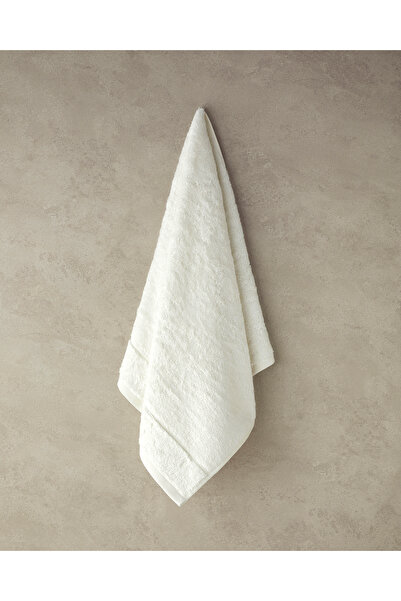 English Home Leafy Bambu Yüz Havlusu 50x90 cm Ekru