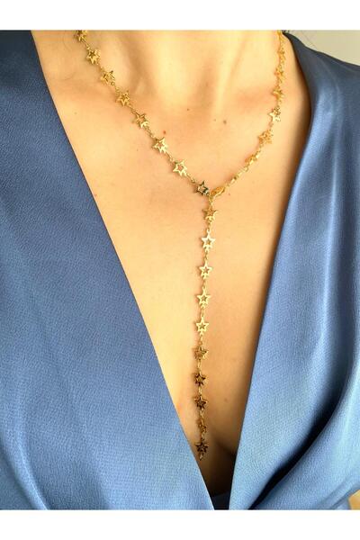 milayk Yıldız Y Kolye Gold