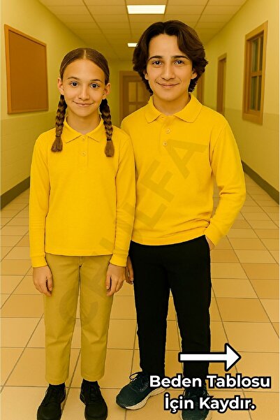 chulfa uniformă școlară cu mânecă lungă tricou dulce unisex 1buc