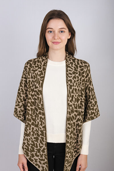 Sebir Moda imprimeu leopard Tricotaj șal triunghiular