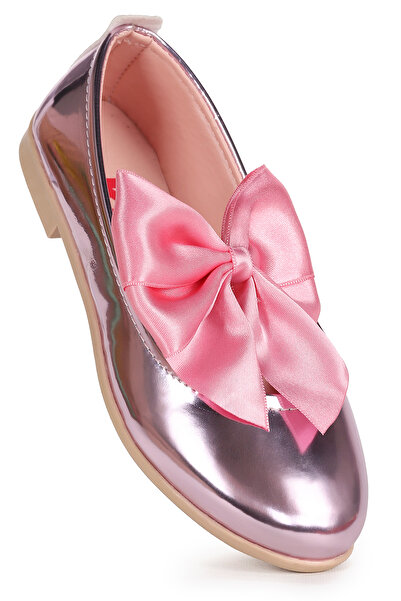 KARAMAZI Pantofi de balerină pentru fete Tari Mirror Bow elastic
