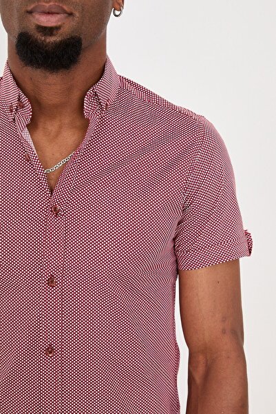 jack carisma Поплін з принтом, еластичні шорти з короткими рукавами