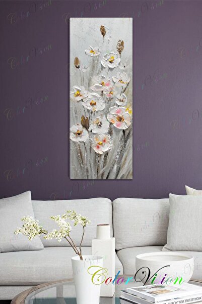 ColorVision Garden Flowers New Collection Dikey Kanvas Tablo