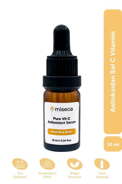 miseca L-ascorbic Acid 12% Saf C Vitamini Antioksidan Serum 10 ml
