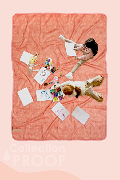 HAMUR Proof Liquid Proof 140X140 cm Baby Kids Play Activity Activity Nutrition Cover Love