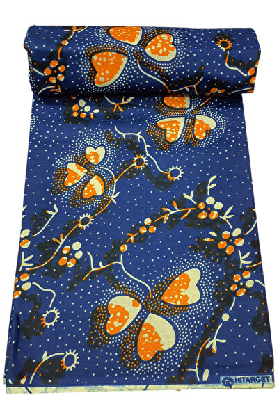 Generic Hitarget Wax African Fabric 6 Yard Printed Wax Cloth African Ankara Fabric For Party Dress fp12701